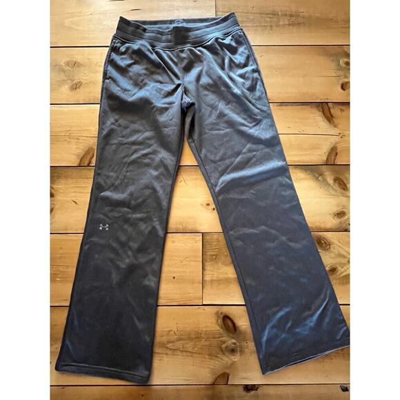Under Armour Women's Semi Fitted Athletic Performance Pants. Grey. Size Medium - Picture 1 of 7